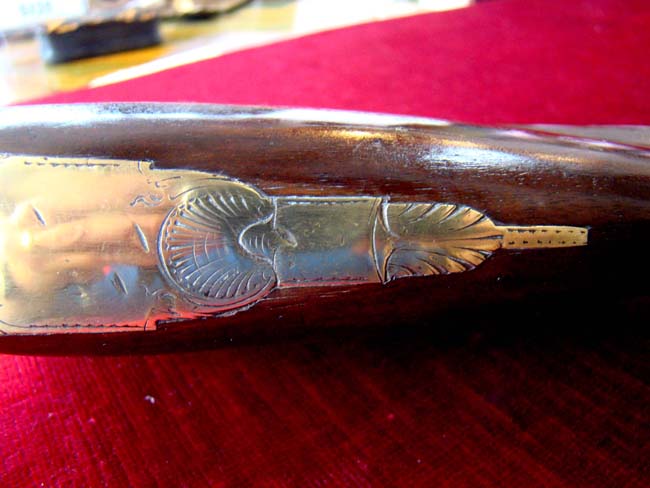 A fine and rare 18th century Irish flintlock coaching blunderbuss with rococco mounts circa 1775 — image 7
